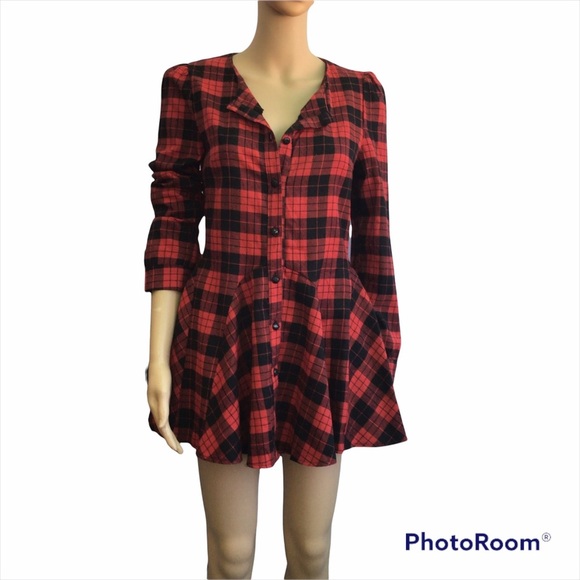 Button down plaid top - Picture 9 of 12